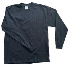 Pro Club Pack of 6  Heavyweight Long Sleeve T-shirt 100% Cotton Black 2Xl Tall
