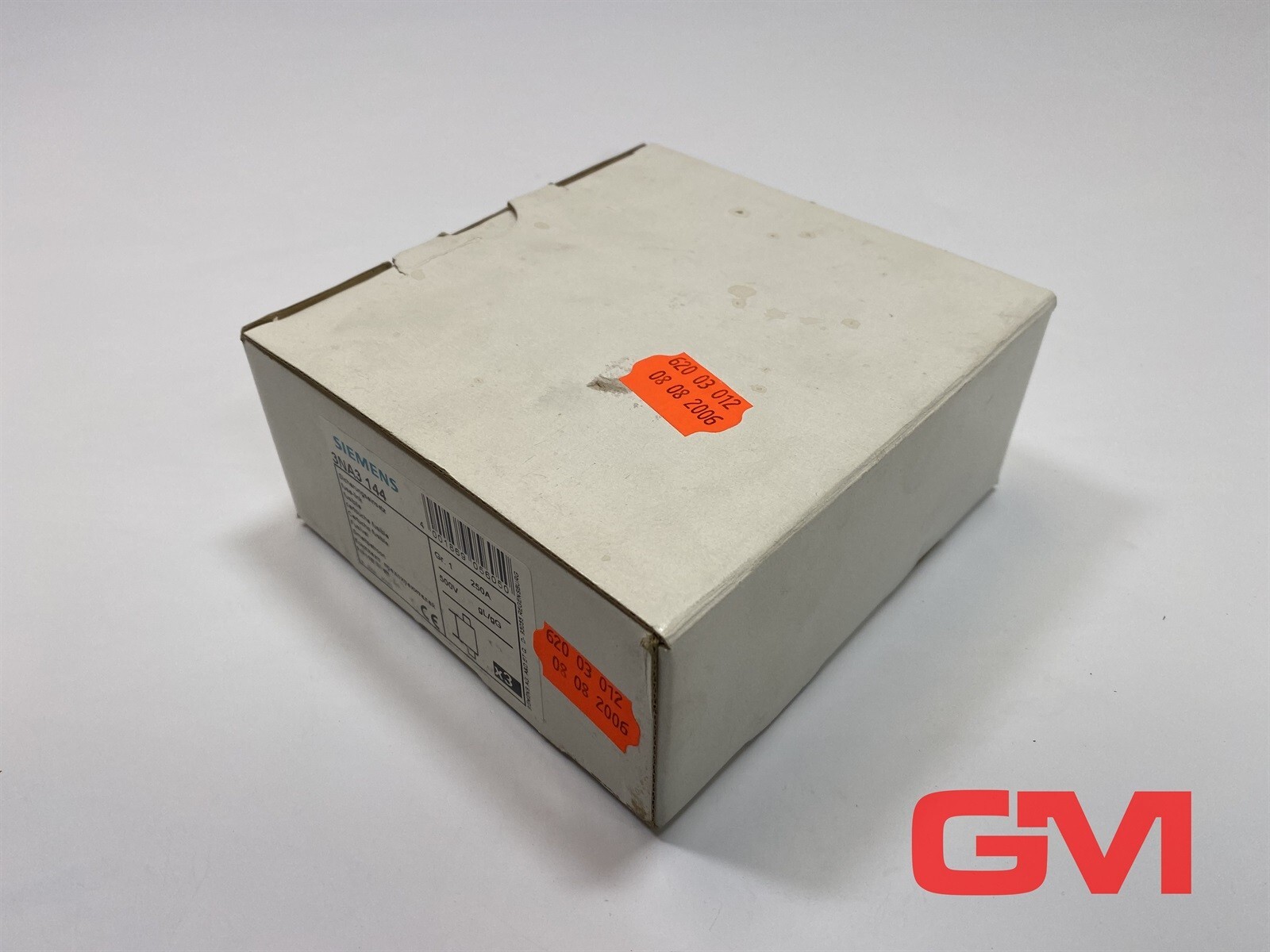 3 x Siemens NH fuse links 3NA3144 LV HRC-Fuse 250A AC