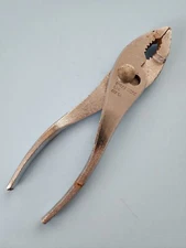 GREAT NECK TOOLS Slip Joint Pliers 6 1/4" SJ6 Decorative Grips Vintage Korea
