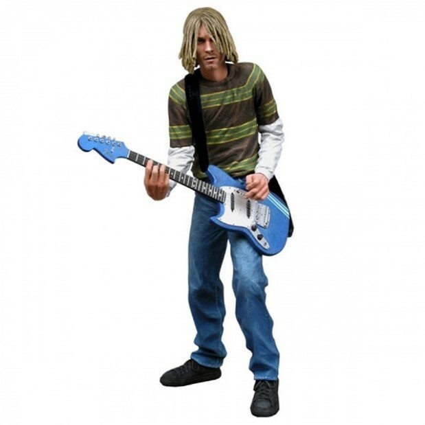  Cobain 18インチ フィギュアNECA 2007外箱付動作確認済 Kurt Cobain: 18