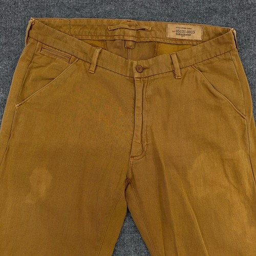 Levis Made & Crafted Spoke Chino Pant Mens 34x34 Brown Selvedge Trousers *READ* - Picture 6 of 19