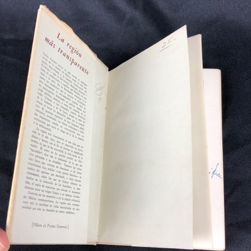 La region mas transparente by Carlos Fuentes letras mexicanas in Spanish 1st Ed - Picture 10 of 23