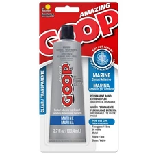Amazing GOOP Marine Adhesive Sealant 3.7 oz Weatherproof Repair for Boats