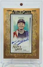 2020 Topps Allen Ginter Nyjah Huston Framed Mini Auto Skateboarder #MA-NHO