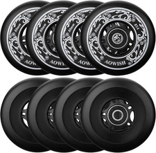 8-Pack Inline Skate Replacement Wheels 85A Outdoor Asphalt Formula Roller Blades