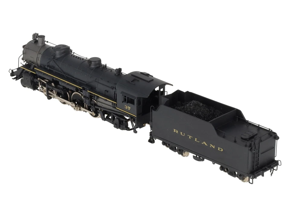 Key Imports 37 HO Scale BRASS 2-8-2 Rutland Mikado Steam Loco. & Tender EX/Box - Image 2 of 4