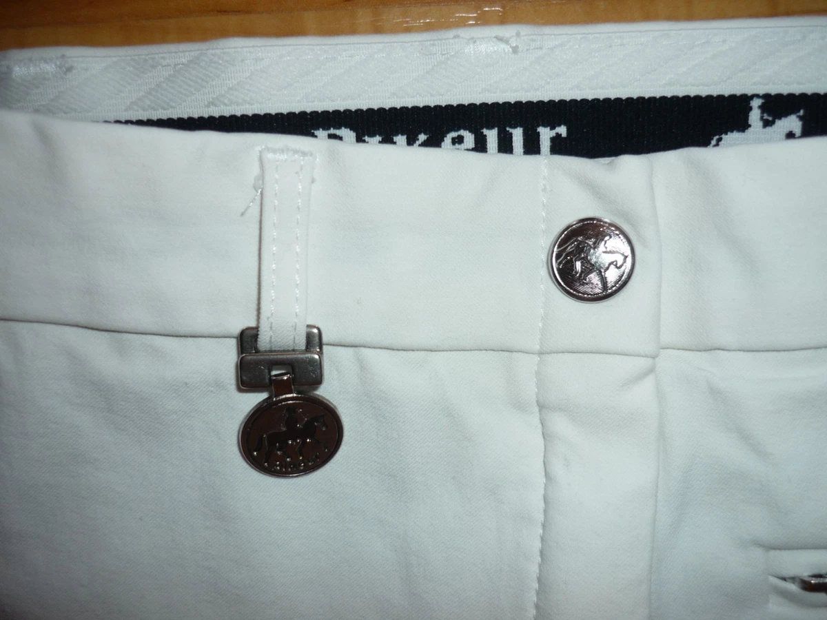 PIKEUR Reithose Vollbesatz - Gr. 72 / 34L - weiß - Turnier-Reithose Langes Bein