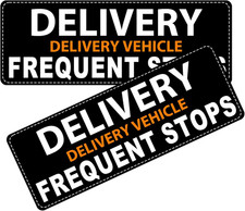 Delivery Driver Car Magnet - High Visibility Reflective Safety Magnet for Vehicl