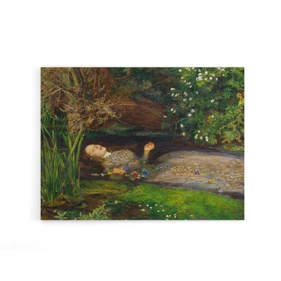 John Everett Millais Ophelia Kunstdruck auf Leinwand, zugeschnitten