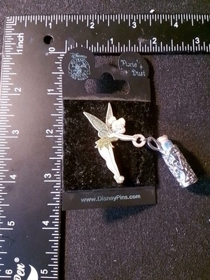 Tinker Bell Tink Vial of Magic Dust Dangle Disney Pin Trading Pixie Dust Bottle