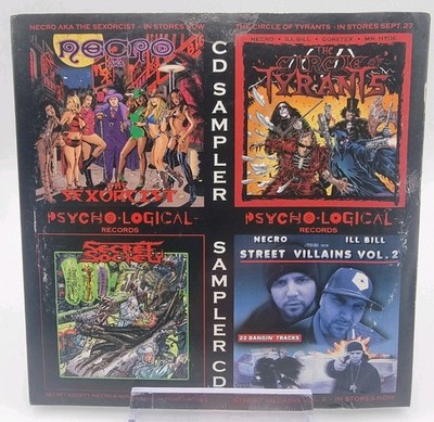 Psycho Logical Records 2005 Sampler CD Necro Ill Bill Secret Society Circle of
