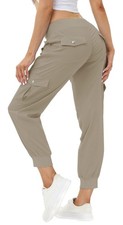 Women's Cargo Pants Hiking Joggers Summer Lightweight Quick Dry Athletic Outd...