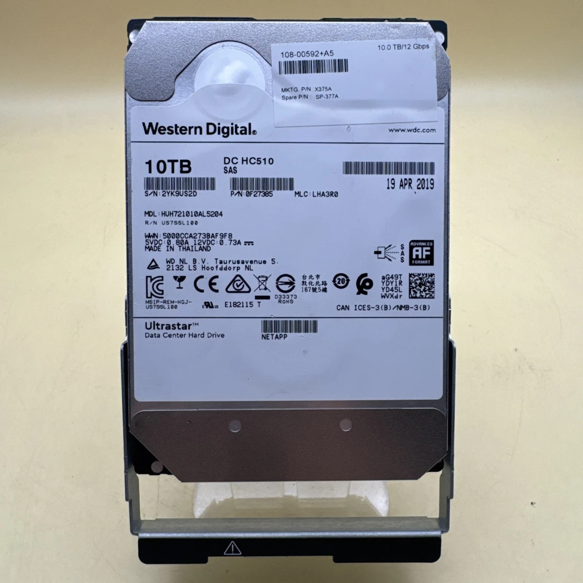 HGST 10TB SAS HDD 2台 ジャンク HGST Internal Hard Disk Drives 10 TB Storage Capacity for sale | eBay