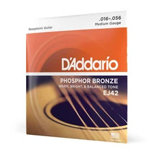 D Addario Phosphor Bronze 16 56 Resophonic Acoustic Guitar Strings Medium Gauge