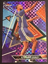 2023-24 Topps Finest Basketball Stephen Curry 13/99 Purple Geo #122