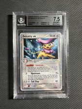 POKEMON 2006 EX CRYSTAL GUARDIANS #91 DELCATTY EX HOLO BGS 7.5