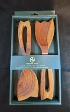 Mountain Woods Luxury Utensils Set Collection Wooden Serving Pieces