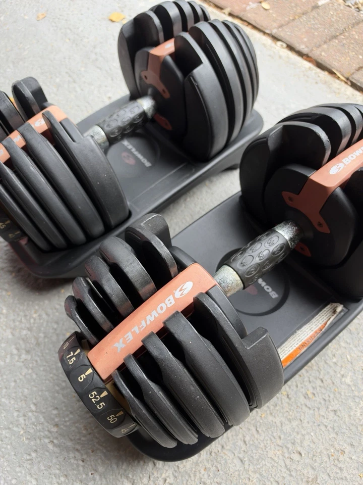 Bowflex Dumbbells 552 Adjustable Hand Dumbbells Set Of Two 5lbs - 52.5lbs, photo 2 of 5
