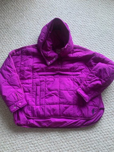 Free People FP Movement Pippa Packable Puffer Jacket Purple XS Winter Primaloft