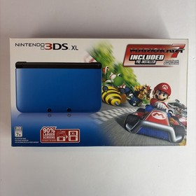 Nice! Nintendo 3DS XL Handheld Console SPR-001 Blue/Black US Model In Box