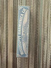 Vintage MISSISSIPPI HARMONICA CO "REGAL" Harmonica in Original Box SC1 New