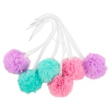 6 Pcs Roller Skates Accessories for Women Pom Poms Colorful Pompom