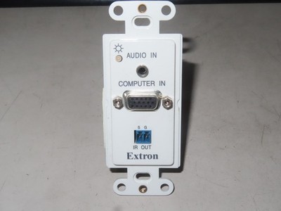 Extron Electronics Wall Mount Single Gang Video In Audio In 33-1328-07