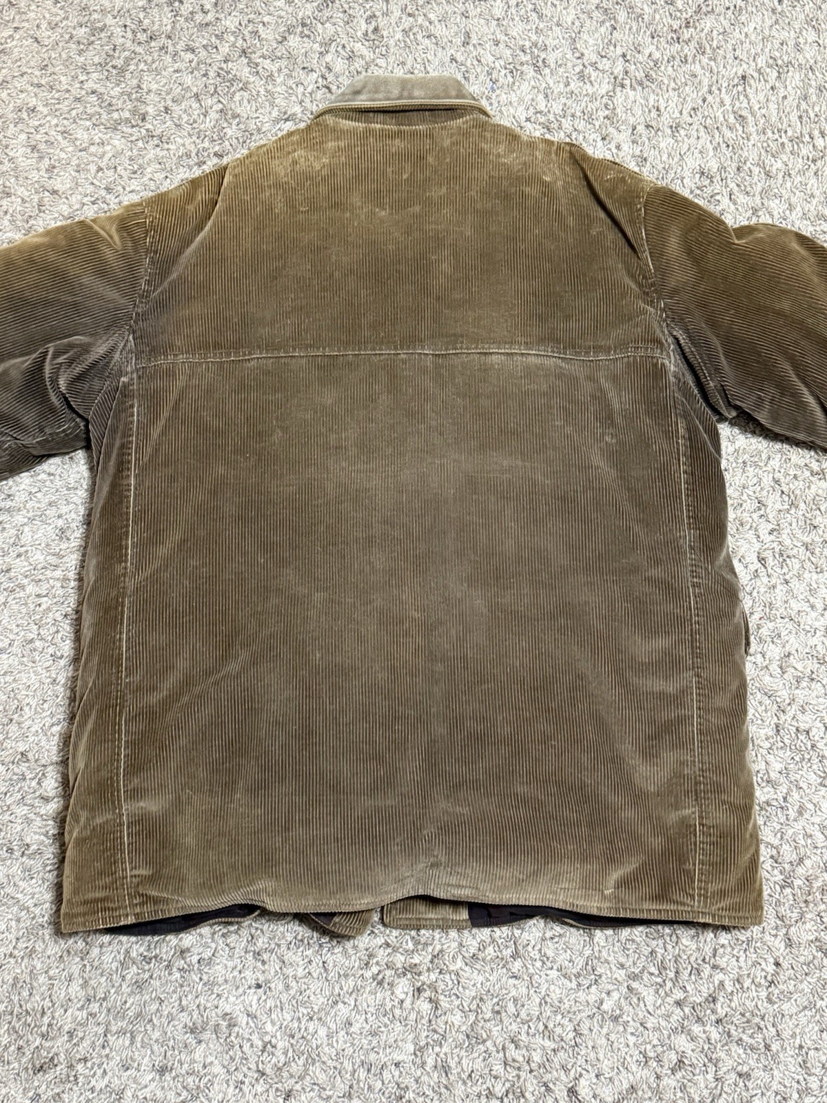 Vintage 90s Polo Ralph Lauren Corduroy Fireman’s Jacket Lobster Clasp Hook XL thumbnail 3