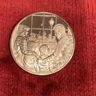 Vintage 1974 Franklin Mint Holiday Greeting Bronze Medal Token Christmas — photo 1