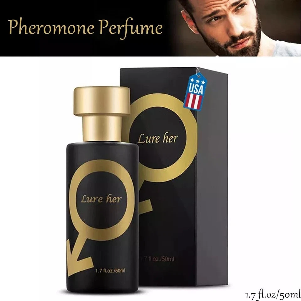 Aphrodisiac Golden Lure Her Pheromone Perfume Spray for Men to Attract Women NEW - Image 2 of 4