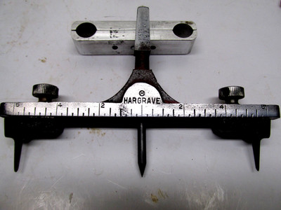 X-17 7Vintage. HARDGRAVE 6'' CIRCLE GASKET-LEATHER CUTTER