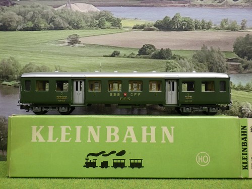 Kleinbahn H0 Personenwagen SBB CFF FFS 1/2.Kl in OVP (QD) L1469