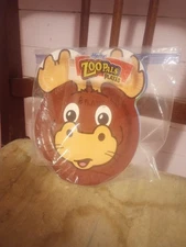 VTG Hefty Zoo Pals Plates New  8 Each  Red Fox  & Koala Bear? Factory Sealed