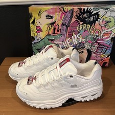 Skechers Sport Energy 2250 Women  s White Chunky Sneakers Size 9.5