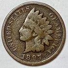 Indian Head Penny Lot of "1"VERY NICE 1897 GOOD OR BETTER° $ FREE SHIPPING $#Z98