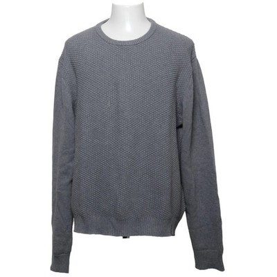 Gino Marcello, Strickpullover, Größe: 2XL, Grau, Baumwolle, Herren #4qq