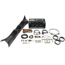 GlowShift 17-20 Super Duty Powerstroke Diesel Pod w Boost EGT Trans Temp Gauges