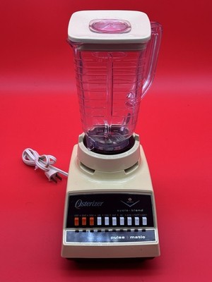オイスタライザー　ブレンダー　Osterizer pulse matic 10 Osterizer 10 Cycle Blend Pulse Matic 10 Blender White Made in USA