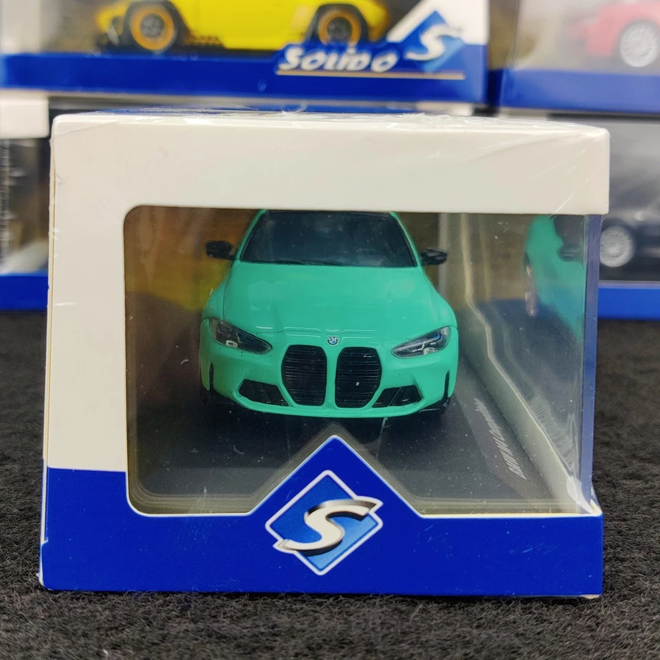 VOITURE SOLIDO BMW M4 (G82) COMPETITION MINT GREEN 1:43 NEUF BOITE S4316002 - Photo 4/4
