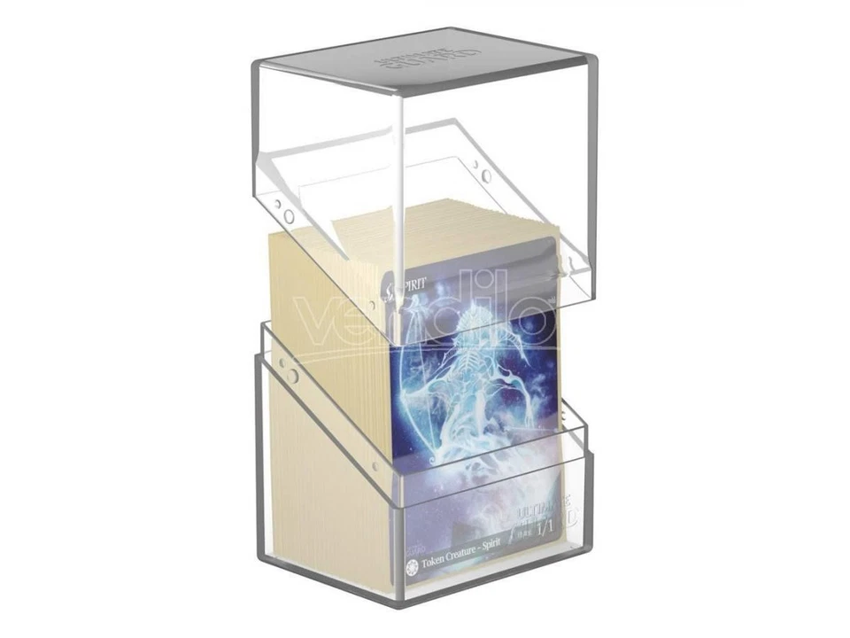 Ultimate Guard Boulder Deck Case 80+ Standard Size Clear Ultimate Guard - Immagine 3 di 4