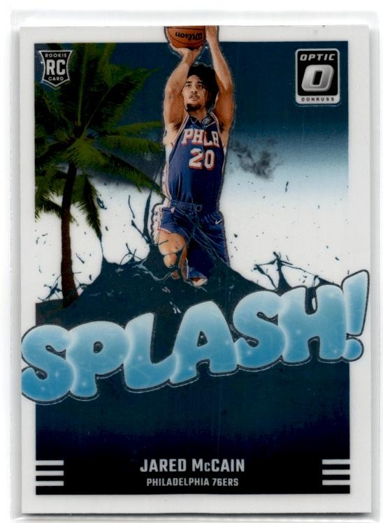 2024-25 Donruss Optic #3 Jared McCain Splash! Philadelphia 76ers