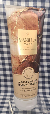 ALL NEW Vanilla Cafe Moisturizing Body Wash 10 oz Bath & Body Works