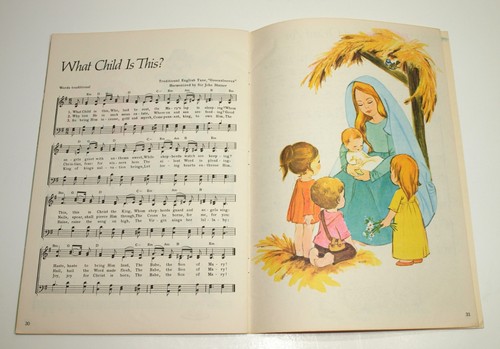 Libro de piano u órgano Whitman 1969 vintage villancicos Karl Schulte & Eugenie - Imagen 9 de 10