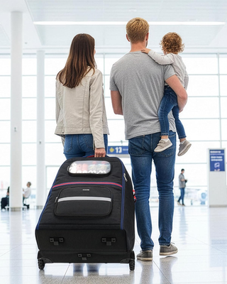 Padded Stroller Travel Bag for Nuna Mixx Next with All-Terrain Wheels,  Black | eBay