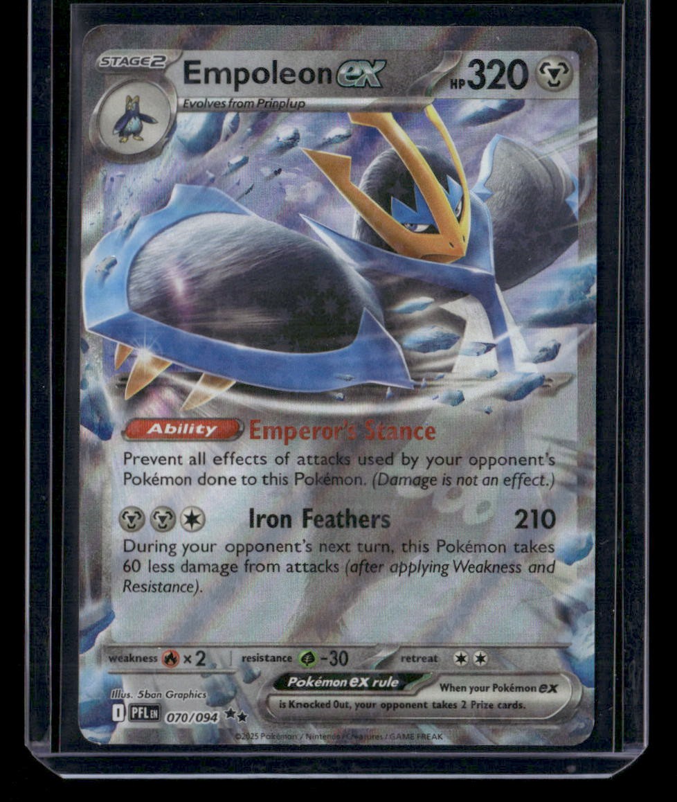 Pokemon ME02: Phantasmal Flames 070/094 Empoleon ex - NM