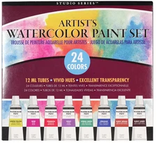 Peter Pauper Press Studio Series Artist's Watercolor Paint Set - Brand New!