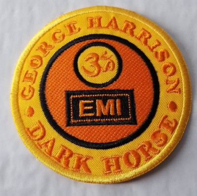 George Harrison Dark Horse Embroidered Rock Music Patch Iron or sew Beatles 3.5