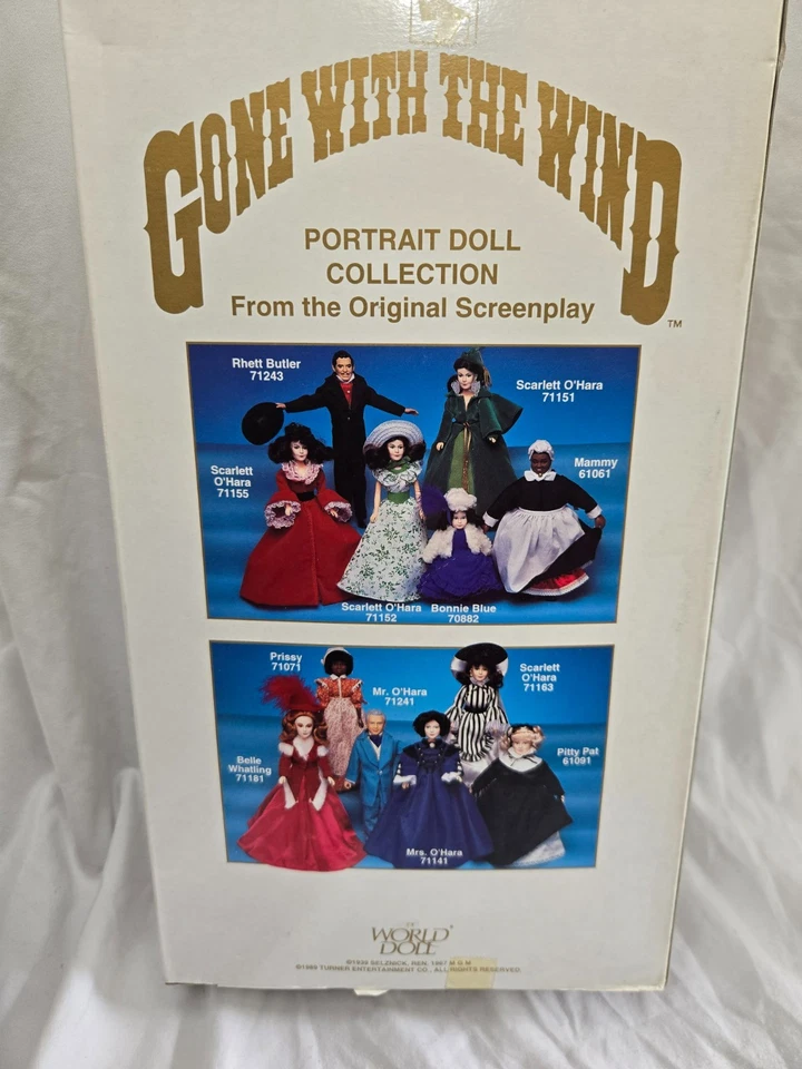 Muñeca Belle Whatling 1989 Lo que el viento se llevó edición limitada - como nueva en caja Foto 2 de 4