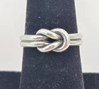 James Avery Sterling Silver Lovers Knot Love Knot Ring Size 6 - 4.4g 925