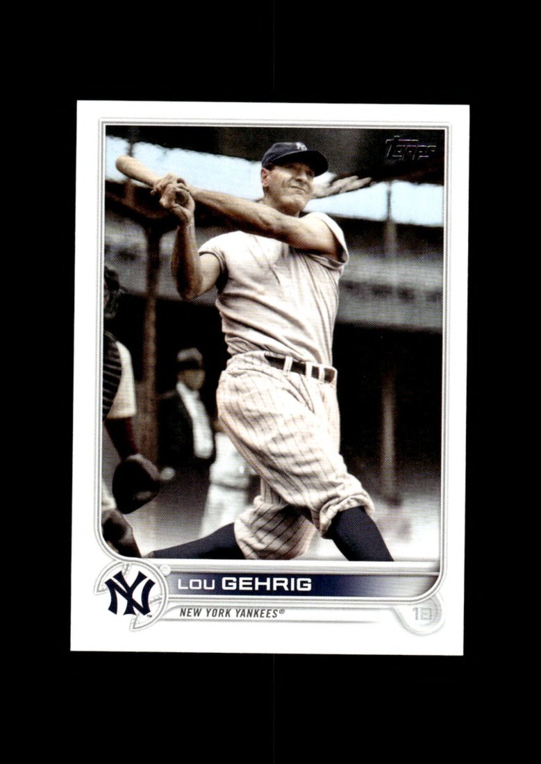 2022 Topps Update: #US4 Lou Gehrig Variation SP NM-MT OR BETTER